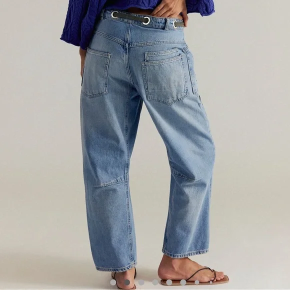 We The Free Moxie Pull On Barrel Jeans - Picture 7 of 12